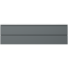 Mexen Orio badkamerkast 160 cm met wastafel Vela, 2 lades, grafiet mat/wit mat - 91A10-16047-2-BFF66-W23M01