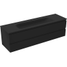 Mexen Orio Badezimmerschrank 160 cm mit Waschbecken Vela, 2 Schubladen, Schwarz Matt - 91A10-16047-2-BFF71-W23M71