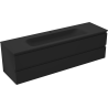 Mexen Orio gabinete de baño 160 cm con lavabo Vela, 2 cajones, negro mate - 91A10-16047-2-BFF71-W23M71
