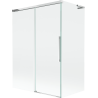 Mexen Rox L parawan nawannowy 2-skrzydłowy rozsuwany 120 + 70 x 150 cm, transparent, chrom - 8C9L-120-070-01-00