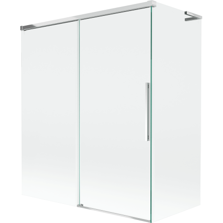 Mexen Rox L klizna za tuš kabinu s 2 klizna krila 140 + 70 x 150 cm, prozirna, krom - 8C9L-140-070-01-00