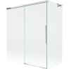 Mexen Rox L klizna za tuš kabinu s 2 klizna krila 140 + 70 x 150 cm, prozirna, krom - 8C9L-140-070-01-00