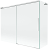 Mexen Rox L paroi de baignoire à 2 volets coulissants 190 + 80 x 150 cm, transparent, chrome - 8C9L-190-080-01-00