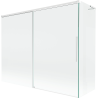 Mexen Rox L klizni paravan s 2 krila 190 + 90 x 150 cm, proziran, bijeli - 8C9L-190-090-20-00