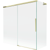 Mexen Rox L klizna za kadu 2-krilna, klizna 170 + 75 x 150 cm, prozirna, zlatna - 8C9L-170-075-50-00