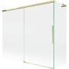 Mexen Rox L Badewannenabtrennung 2-flügelige Schiebetür 180 + 90 x 150 cm, transparent, gold - 8C9L-180-090-50-00