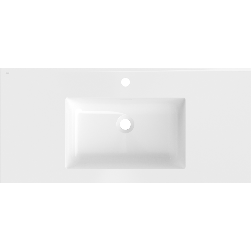 Mexen Otis lavabo encastré 101 x 46,5 cm, blanc brillant - 25181000