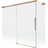 Mexen Rox L vanniseinapaneel, 2-osalised liuguksed 170 + 70 x 150 cm, läbipaistev, roosa kuld - 8C9L-170-070-60-00