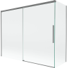 Mexen Rox parawan nawannowy 2-skrzydłowy rozsuwany 190 + 80 x 150 cm, transparent, gun metal - 8C9-190-080-95-00
