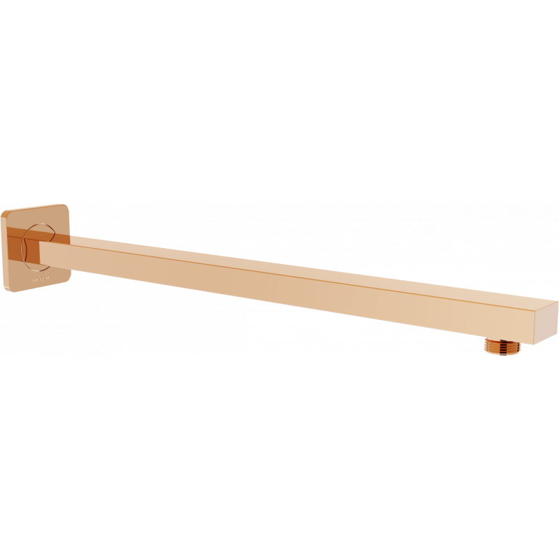 Mexen wall-mounted shower arm 40 cm rose gold - 79112-60