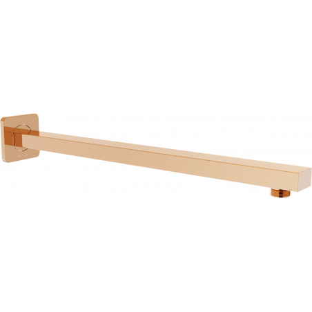 Mexen wall-mounted shower arm 40 cm rose gold - 79112-60