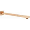 Mexen Cube brazo de ducha mural de 40 cm en oro rosa - 79112-60