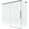 Mexen Rox L Shower Screen 2-Panel Sliding 160 + 75 x 150 cm, transparent, gun metal - 8C9L-160-075-95-00