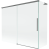 Mexen Rox L parawan nawannowy 2-skrzydłowy rozsuwany 180 + 90 x 150 cm, transparent, gun metal - 8C9L-180-090-95-00