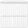 Mexen Rivel badkamerkast 50 cm met wastafel Otis, 2 lades, geribbeld, wit mat - 91A20-05047-2-BFF01-W18M01