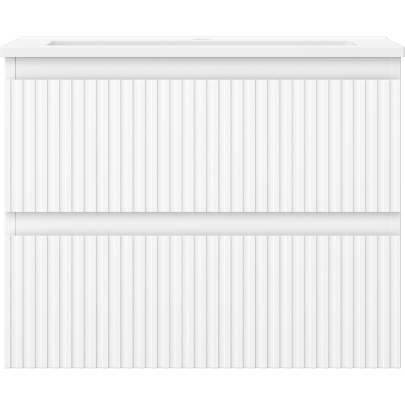 Mexen Rivel 60 cm vannitoakapp Otis valamu, 2 sahtlit, soonikkoes, valge matt - 91A20-06047-2-BFF01-W18M01