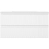 Mexen Rivel badmeubel 90 cm met Otis-wastafel, 2 lades, gegroefd, wit mat - 91A20-09047-2-BFF01-W18M01