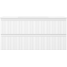 Mexen Rivel badkamerkast 100 cm met wastafel Otis, 2 lades, geribbeld, wit mat - 91A20-10047-2-BFF01-W18M01