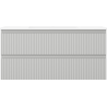 Mexen Rivel badkamerkast 100 cm met wastafel Otis, 2 lades, gegroefd, grijs mat/wit mat - 91A20-10047-2-BFF62-W18M01