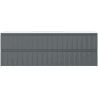 Mexen Rivel 140 cm vannitoa kapp valamu Otis, 2 sahtlit, soonitud, grafiit matt/valge matt - 91A20-14047-2-BFF66-W18M