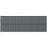 Mexen Rivel badkamerkast 140 cm met wastafel Otis, 2 lades, geribbeld, grafiet mat/wit mat - 91A20-14047-2-BFF66-W18M