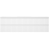 Mexen Rivel Badezimmerschrank 160 cm mit Waschbecken Otis, 2 Schubladen, geriffelt, weiß matt - 91A20-16047-2-BFF01-W18M01