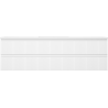 Mexen Rivel badkamerkast 160 cm met wastafel Otis, 2 laden, geribbeld, wit mat - 91A20-16047-2-BFF01-W18M01