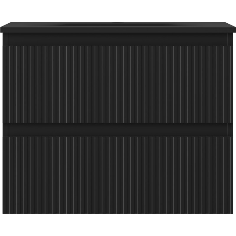 Mexen Rivel vannitoa kapp 60 cm valamuga Vela, 2 sahtlit, sooneline, must matt - 91A20-06047-2-BFF71-W23M71