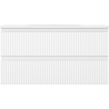 Mexen Rivel badkamerkast 90 cm met wastafel Vela, 2 laden, gegroefd, wit mat - 91A20-09047-2-BFF01-W23M01