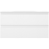 Mexen Rivel meuble de salle de bains 90 cm avec lavabo Vela, 2 tiroirs, cannelé, blanc mat - 91A20-09047-2-BFF01-W23M01