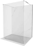 Mexen Kioto Samostojeći tuš zid 100 x 200 cm, proziran 8 mm, krom - 800-100-002-01-00