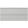 Mexen Rivel 100 cm Bathroom Cabinet with Vela Sink, 2 Drawers, Ribbed, Matte Gray/Matte White - 91A20-10047-2-BFF62-W23M01