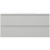 Mexen Rivel badkamerkast 100 cm met wastafel Vela, 2 lades, geribbeld, grijs mat/wit mat - 91A20-10047-2-BFF62-W23M01