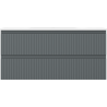 Mexen Rivel bathroom cabinet 100 cm with washbasin Vela, 2 drawers, fluted, graphite matte/white matte -