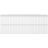 Mexen Rivel badkamerkast 120 cm met wastafel Vela, 2 lades, geribbeld, witte mat - 91A20-12047-2-BFF01-W23M01