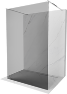 Mexen Kioto ścianka prysznicowa wolnostojąca 100 x 200 cm, grafit 8 mm, chrom - 800-100-002-01-40