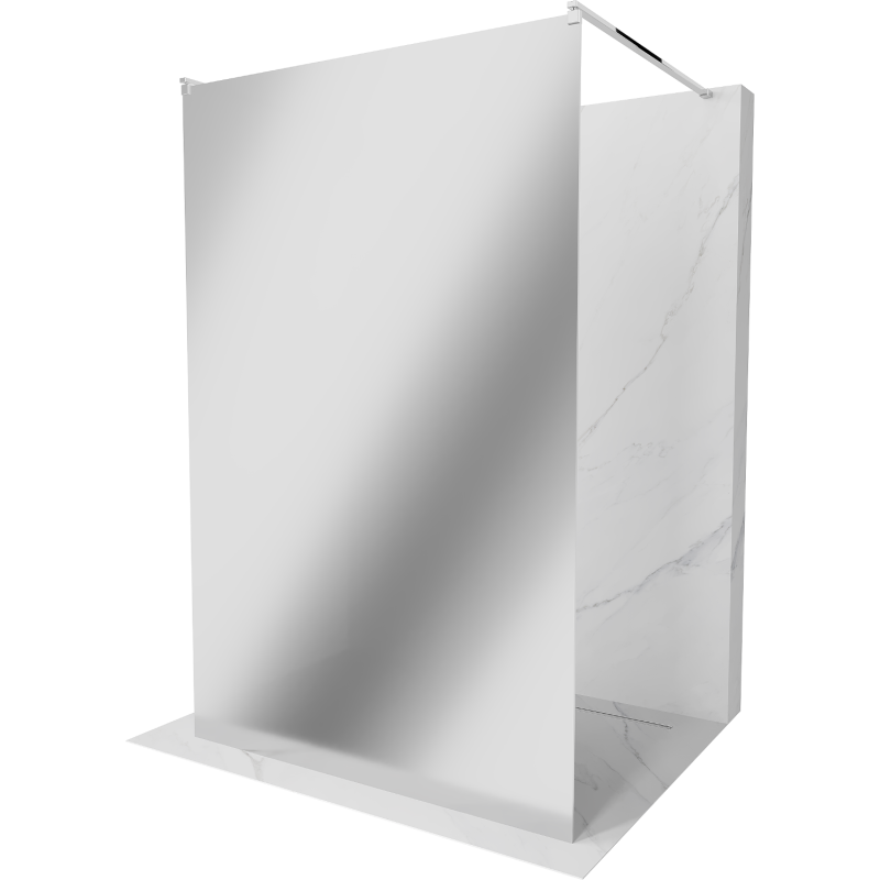 Mexen Kioto vapaasti seisova suihkuseinä 110 x 200 cm, peili 8 mm, kromi - 800-110-002-01-50