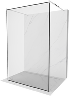 Mexen Kioto schermo doccia autoportante 100 x 200 cm, cornice nera 8 mm, cromo - 800-100-002-01-70