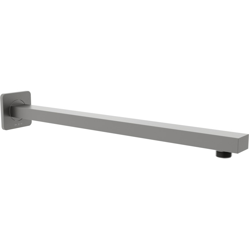 Mexen väggmonterad duscharm 40 cm, borstat gun gray - 79112-66