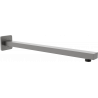 Mexen Duscharm Wandmontage 40 cm, Gun Gray gebürstet - 79112-66