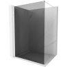 Mexen Kioto Duschwand Walk-in 120 x 200 cm, Grafit 8 mm, Weiß - 800-120-101-20-40
