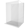 Mexen Kioto vrijstaande douchewand 100 x 200 cm, transparant 8 mm, wit - 800-100-002-20-00