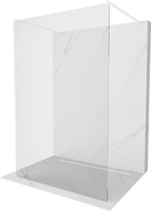 Mexen Kioto Samostojeća tuš pregrada 110 x 200 cm, prozirna 8 mm, bijela - 800-110-002-20-00