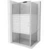 Mexen Apia kabina prysznicowa rozsuwana 95 x 70 cm, pasy, chrom - 840-095-070-01-20