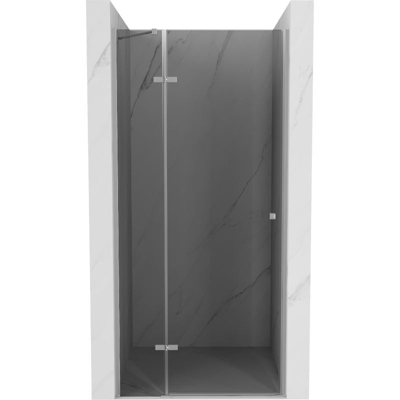 Mexen Roma draaibare douchedeur 70 cm, grafiet, chroom - 854-070-000-01-40