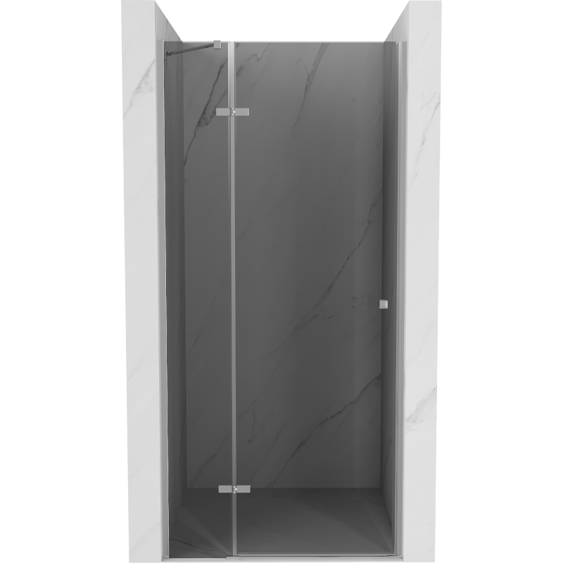 Mexen Roma drzwi prysznicowe uchylne 70 cm, grafit, chrom - 854-070-000-01-40
