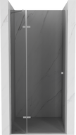 Mexen Roma 80 cm izlietnes durvis, grafīts, hroms - 854-080-000-01-40