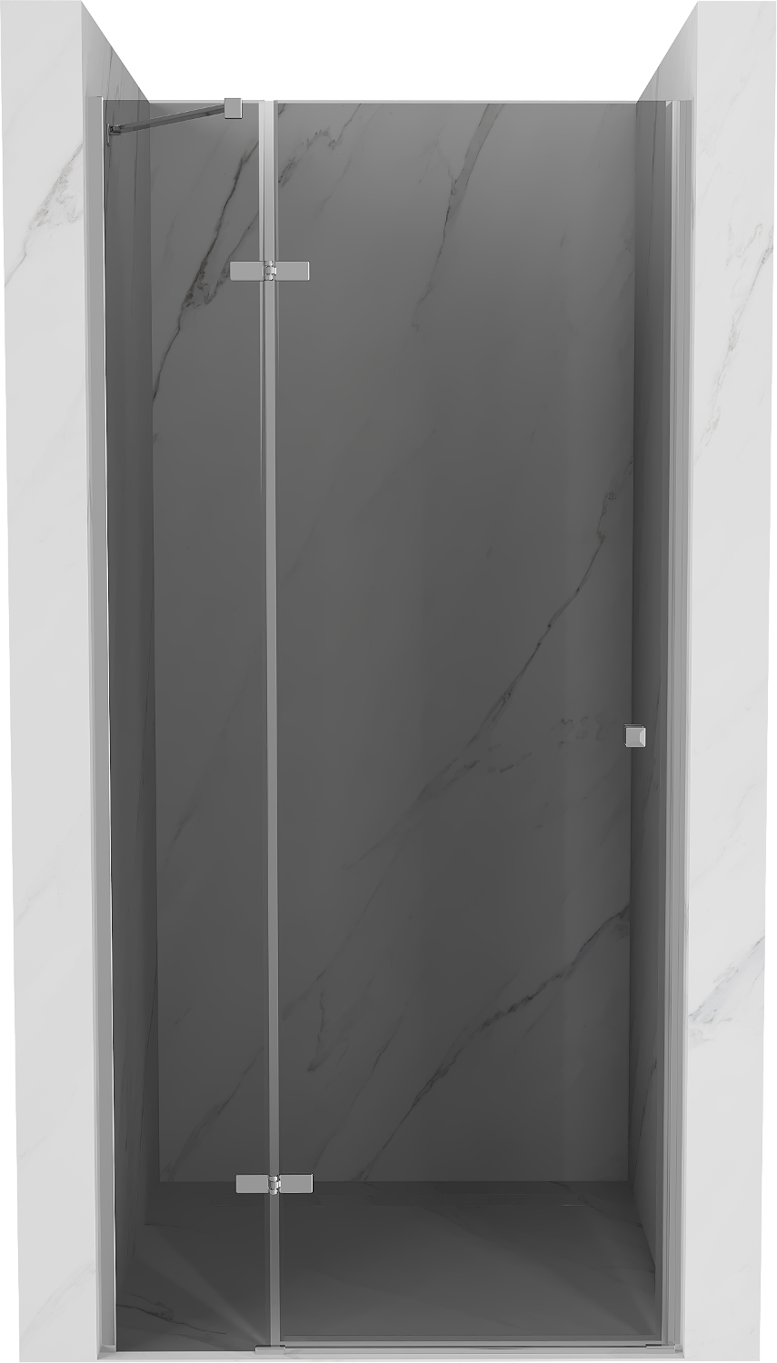 Mexen Roma drzwi prysznicowe uchylne 100 cm, grafit, chrom - 854-100-000-01-40