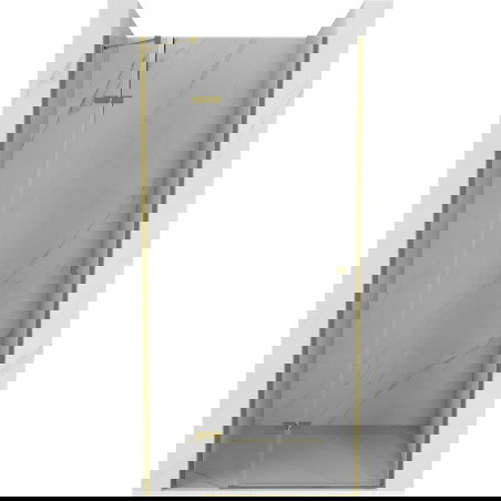 Mexen Roma tuš vrata nihajna 70 cm, prozorna, zlata - 854-070-000-50-00