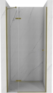 Mexen Roma pivot shower door 110 cm, transparent, gold - 854-110-000-50-00